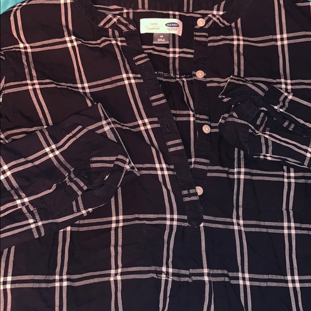 Old Navy Blue and White Tunic